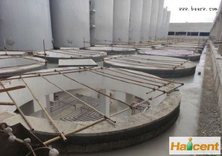 安徽蚌埠雪花啤酒厂项目发酵车间完成封顶